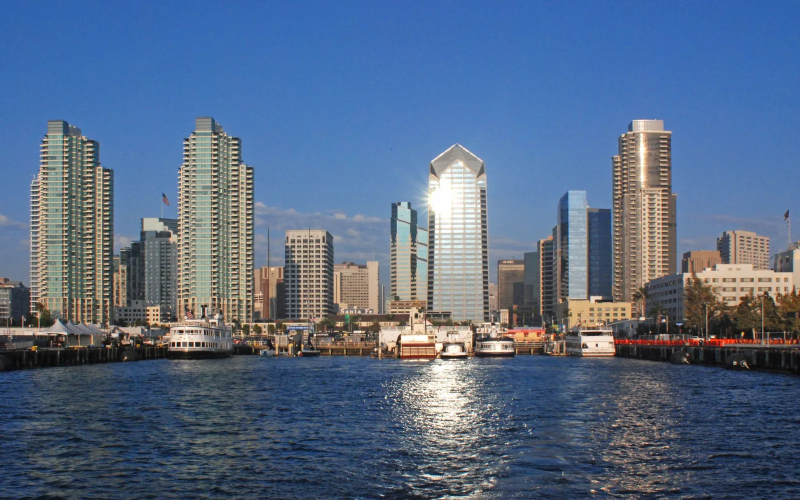 San Diego Bay waterfront, part of a region with significant cross-border economic activity